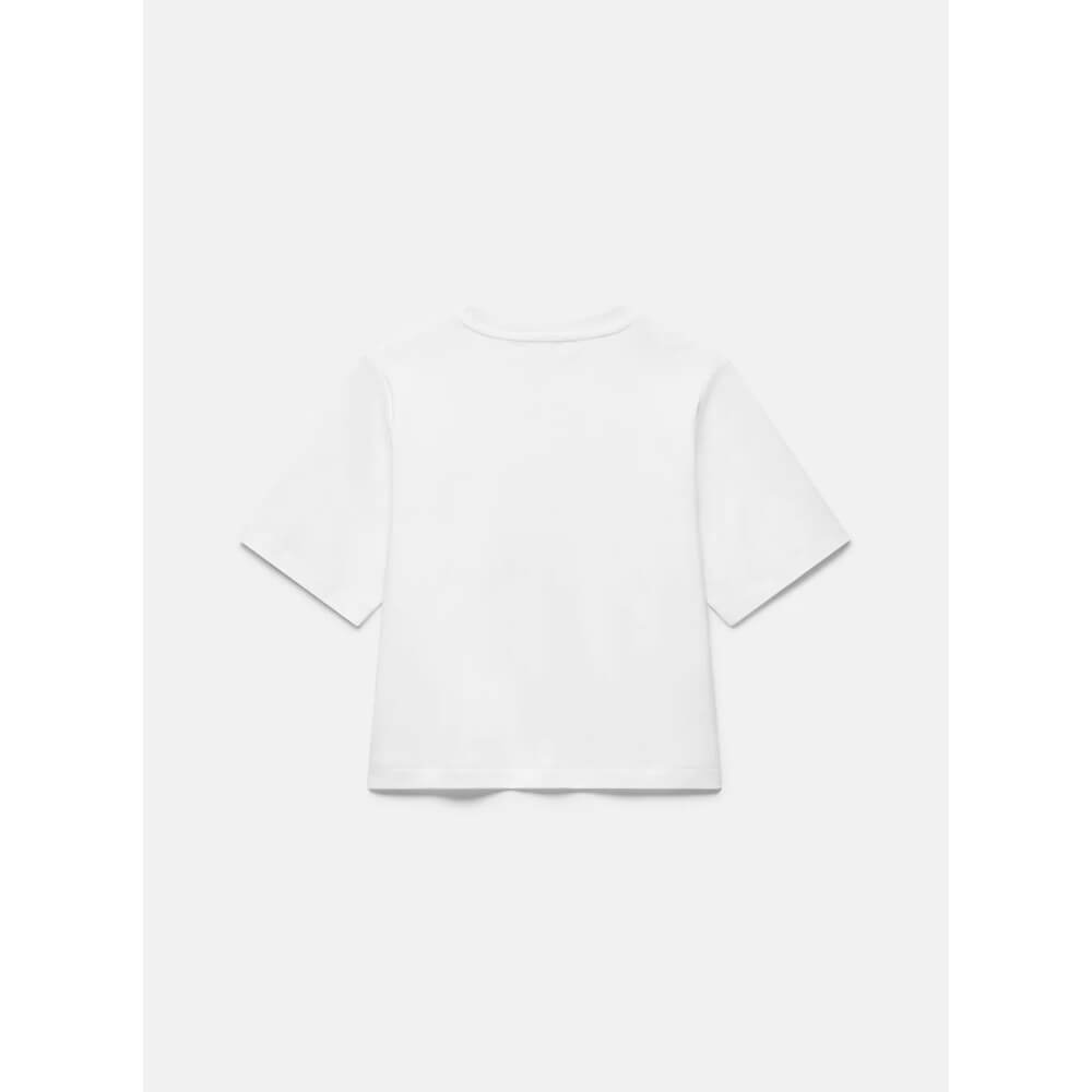 Plain white t shirt h best sale